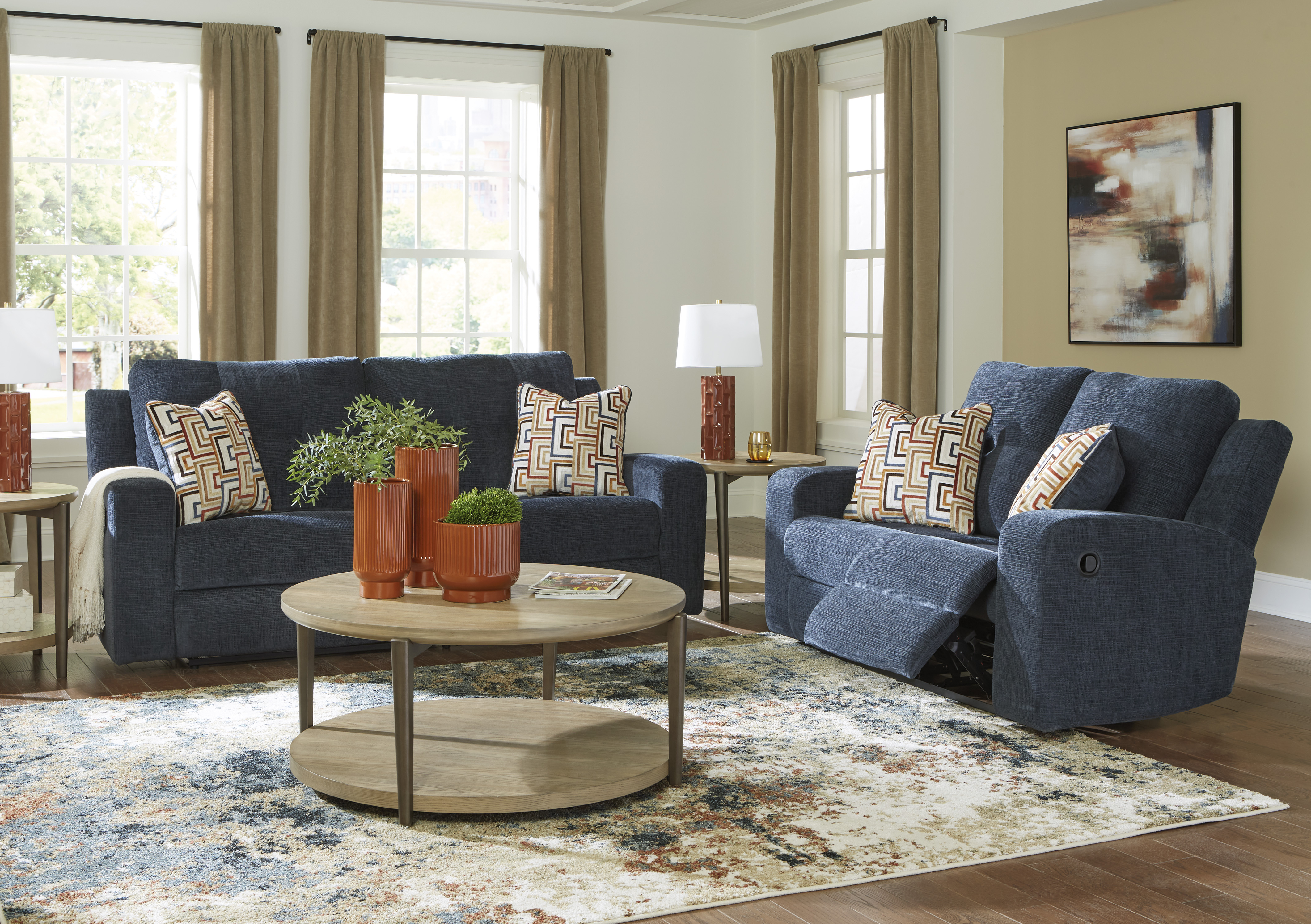 Sofa and loveseat set at Superior Rent To Own.